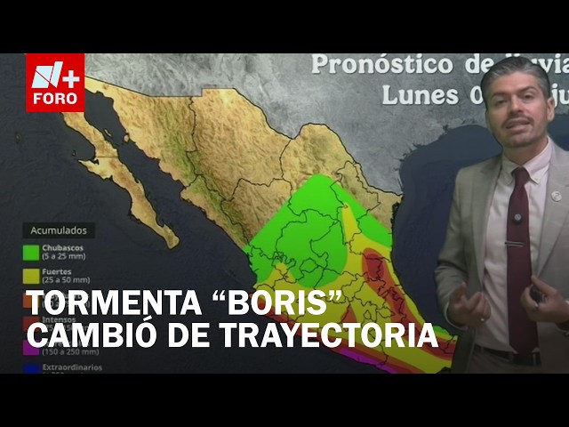 Tropical Storm Boris changes course and adjusts impact time in Guerrero
