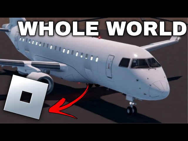 THIS ROBLOX FLIGHT SIMULATOR HAS THE WHOLE WORLD! #aviatorr1zz