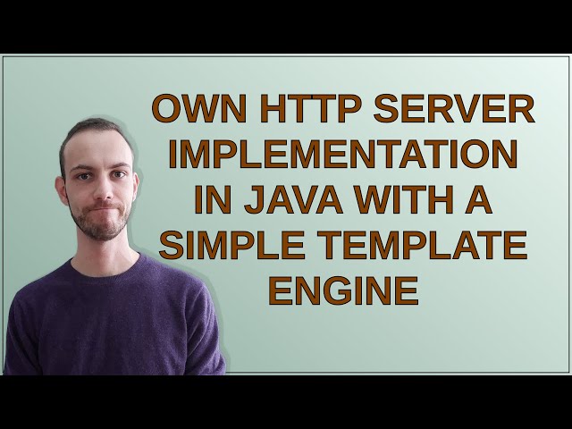 Codereview: Own HTTP server implementation in Java with a simple template engine