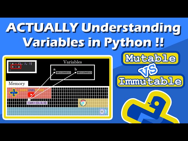 What is a Variable in Python? Mutable vs Immutable