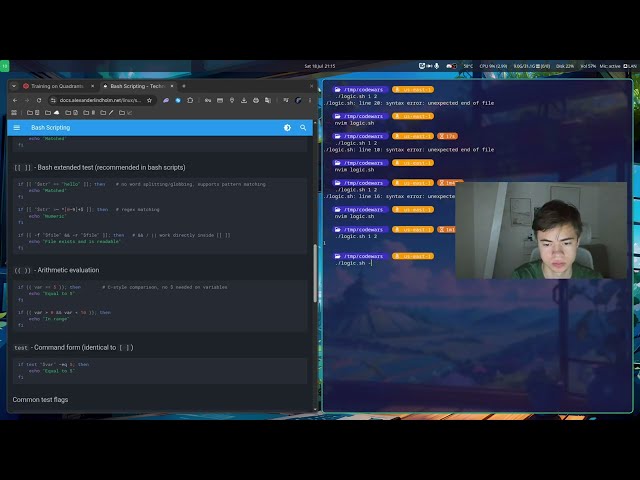 Bash Scripting #4 - Codewars - Kata: "Quadrants"