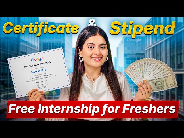 500+ FREE Online Internships with Certificate + Stipend | Apply Now!