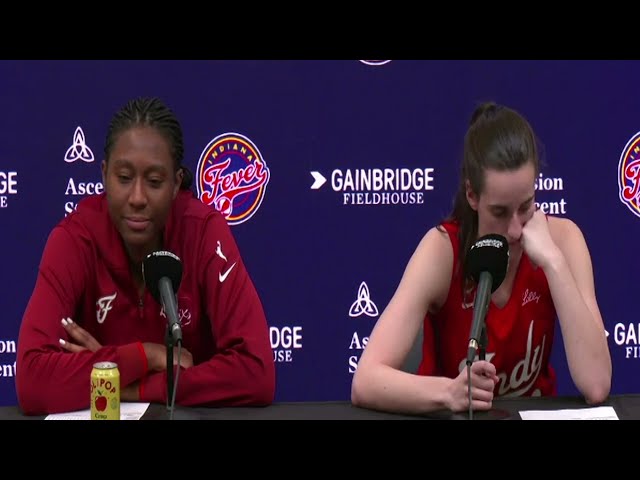 Caitlin Clark & Aliyah Boston: Indiana Fever Postgame | vs. Las Vegas Aces | 08.06.26