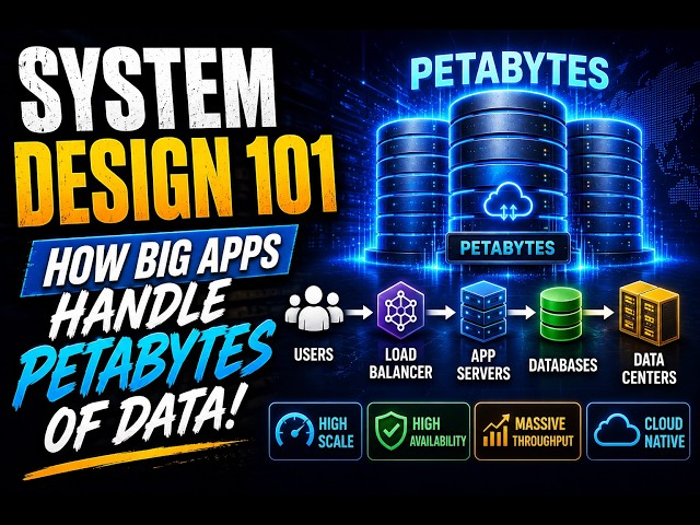 System Design 101 | How Big Apps Handle Petabytes of Data