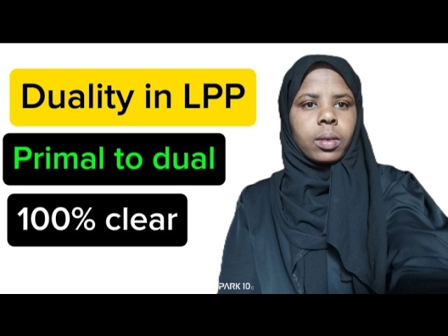 Duality in linear programming problem (LPP) step by step | Management Exit exam Ethiopia