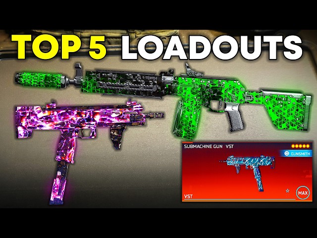 TOP 5 *META* LOADOUTS after SEASON 4 UPDATE! 👑 (Best Warzone Class Setup)