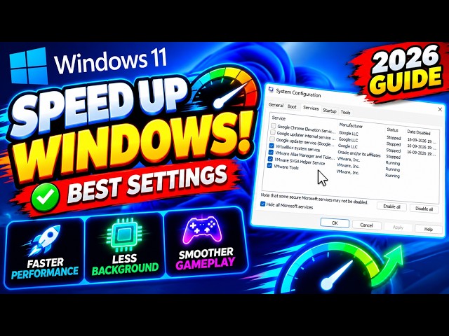 How to Speed Up Windows 11 in 2026: Best Settings for Faster Performance