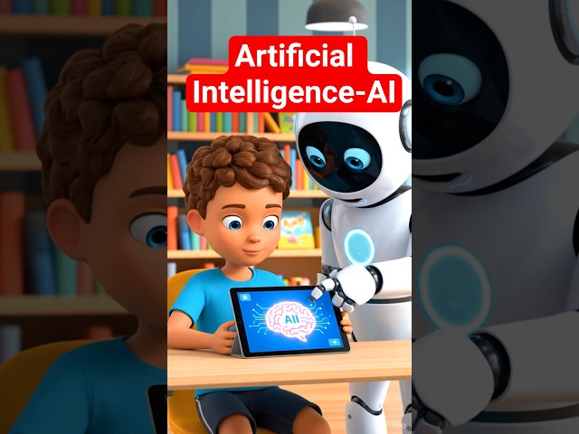 Artificial Intelligence-AI 🤖 #shorts #shortsfeed #AIForKids #SmartTech #ai #brainygiggles