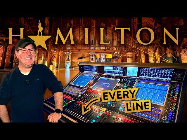 How Hamilton Is Mixed Live on Broadway