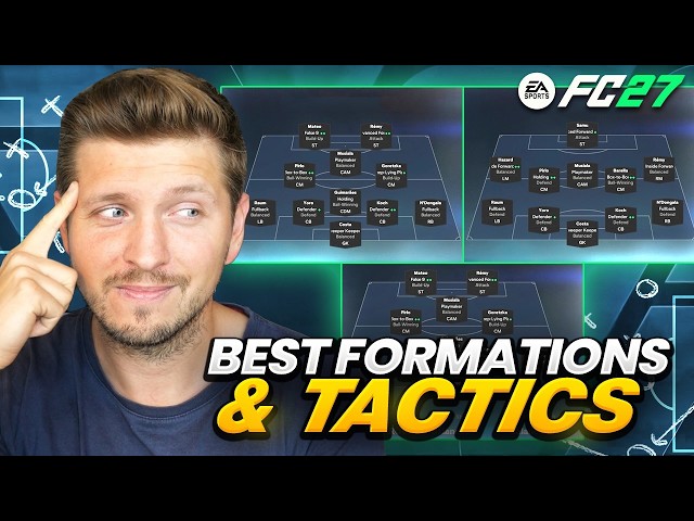 Top 5 BEST FORMATIONS & META TACTICS in FC 27!