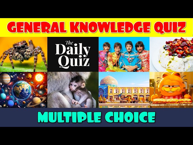 General Knowledge Trivia Quiz 🧠 50 Multiple Choice Questions