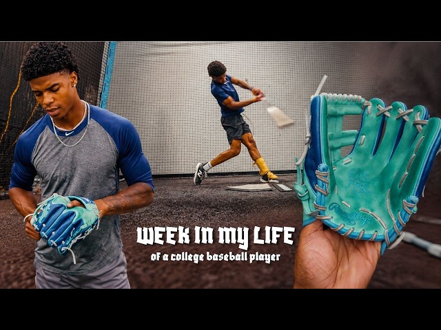 WEEK IN MY LIFE | training as a college baseball player