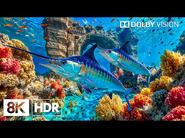 The Ultimate Ocean Aquarium Life in 8K HDR | Dolby Vision™