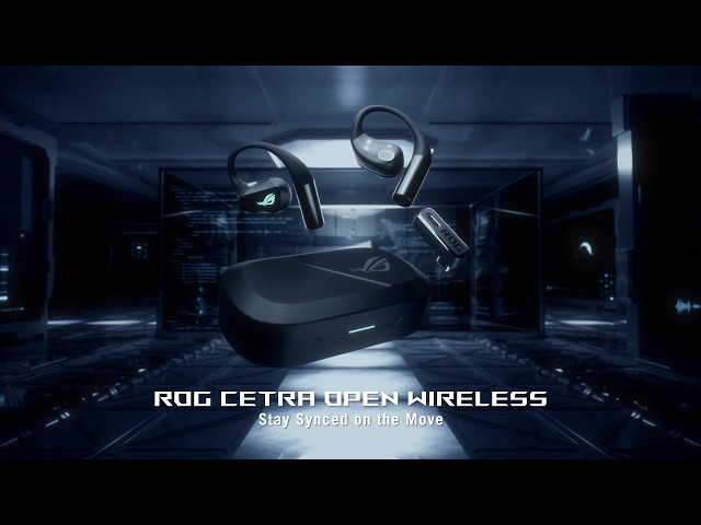 ROG Cetra Open Wireless – Stay Synced on the Move| ROG