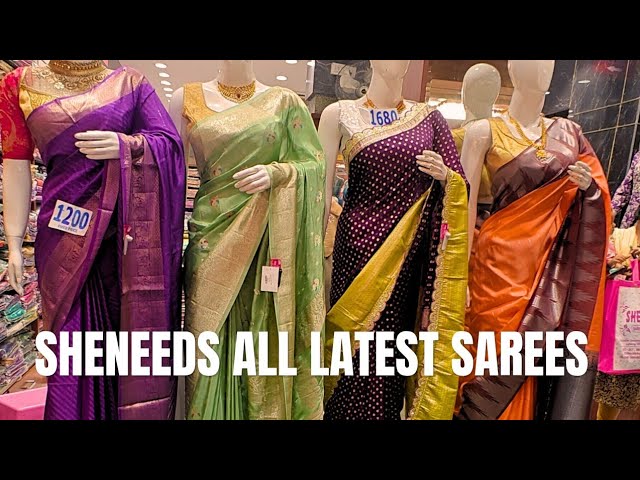 SHE NEEDS Latest Sarees || Dilsukhnagar || She Needs Saree World | New Pattu & Fancy Sarees