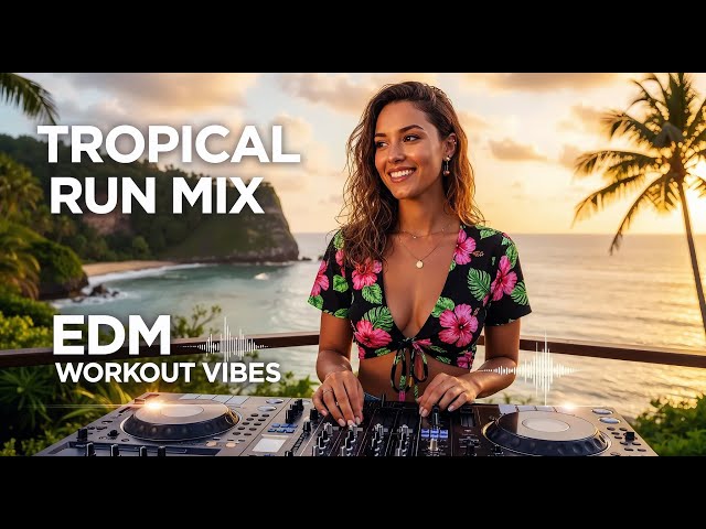 🔥 Tropical EDM Running Mix | High-Energy Workout Songs for Motivation & Focus (Calvin Harris Style)