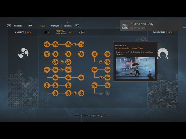 Ghostwire: Tokyo Mind and Body Trophy