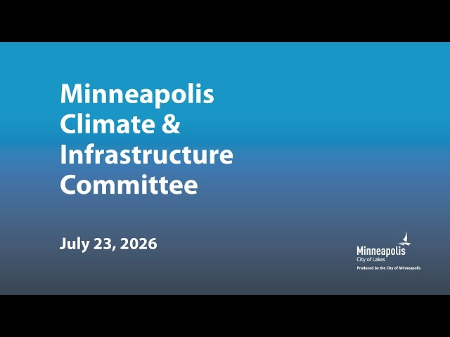 July 23, 2026 Climate & Infrastructure Committee