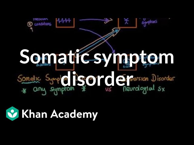 Somatic symptom disorder and other disorders | Behavior | MCAT | Khan Academy