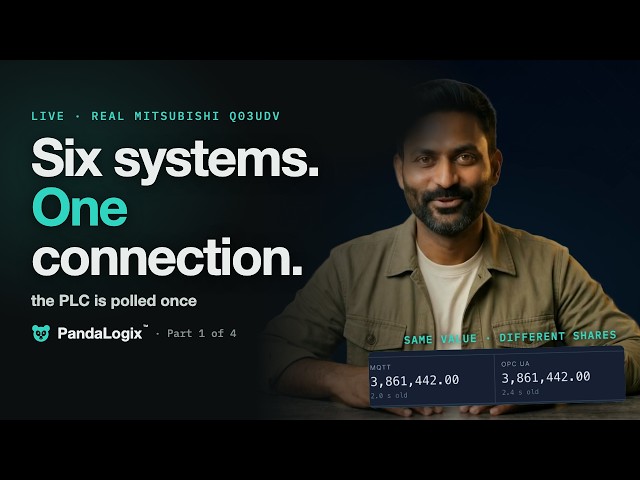 How one edge gateway is configured to feed six systems from one PLC poll