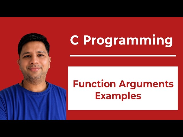 How many ways through we  use Function Arguments and Return Types in C Programming | Examples