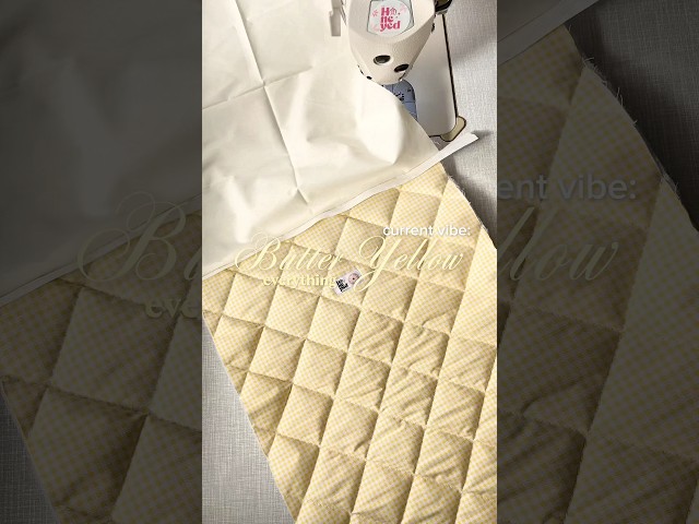 Butter Yellow Puffy Laptop Sleeve💛 #laptopbag #sewingpatterns #sewingtutorial #butteryellow #sew