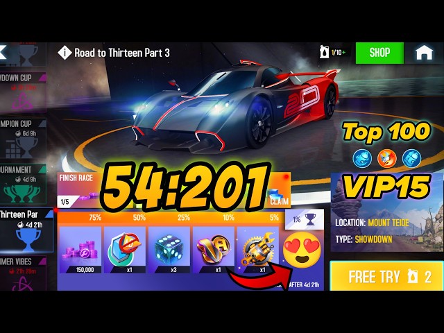 "GET FREE A-CLASS MASTER KEY" Road to Thirteen Part 3 Top 1% Easy Lap | A8