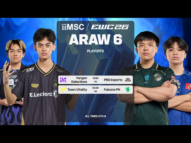 [LIVE] | MSC SA EWC Knockout Stage Araw 1 | (PH)