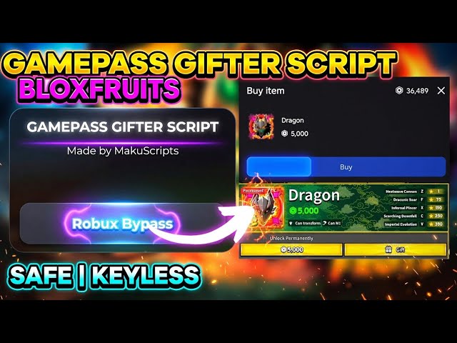 *New* Blox Fruits GamePass Gifter Script | FREE, KEYLESS, OVERPOWERED 