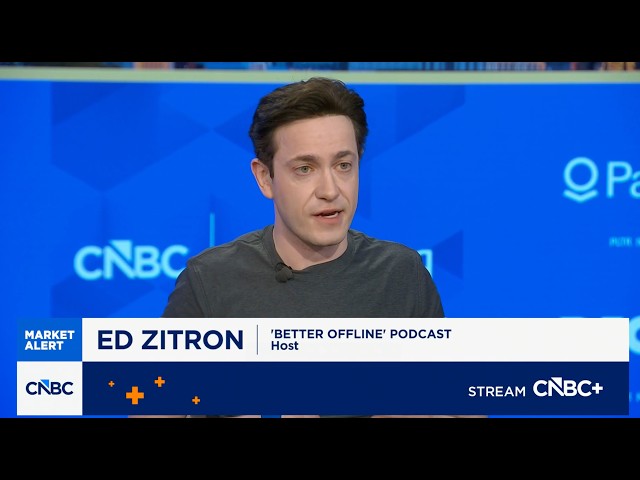Ed Zitron on CNBC Squawk Box talking NVIDIA, unprofitable AI labs, and the Greater AI Bubble