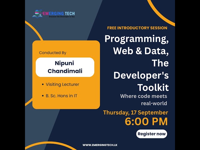 An Introduction to Programming, Web & Data