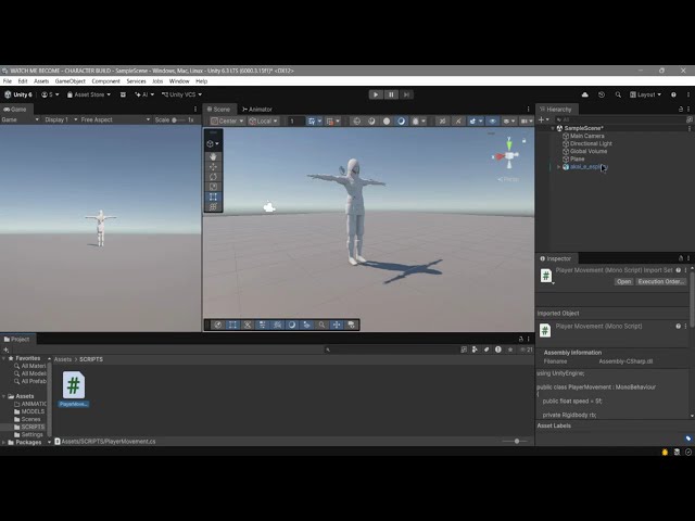 I Made My First Third Person Controller in Unity