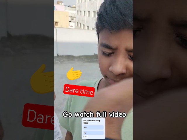 dare time #shorts