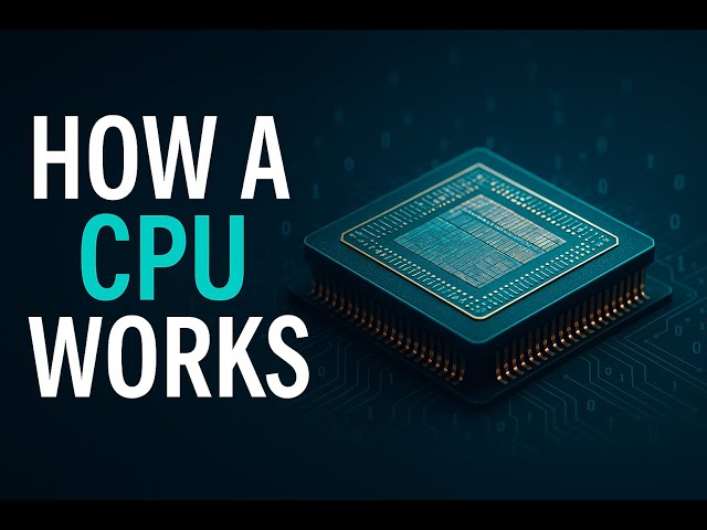 How a CPU Works | Simple Explanation for Everyone | The Brain of Your Computer #cpu