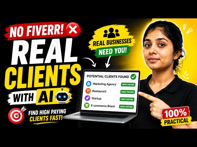 How to Find Freelancing Clients with AI | Get High-Paying Clients (100% Practical)