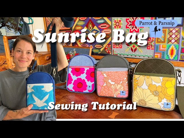 Sunrise bag sewing tutorial