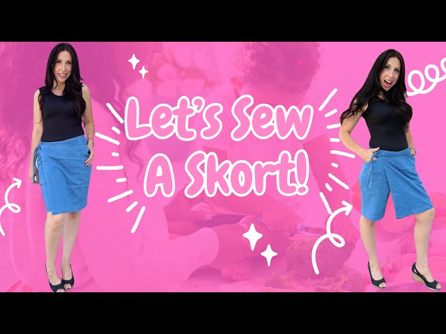 I Said I’d NEVER Sew Jorts… So I Made a Skort Instead! | DIY Sewing Pattern Hack