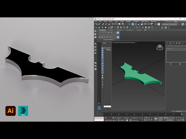 HOW TO TURN ANY LOGO INTO 3D | Illustrator + 3ds Max Tutorial