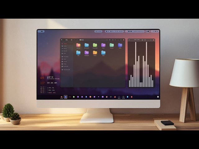 How to make your ubuntu desktop look Interesting | warmnight 2.0