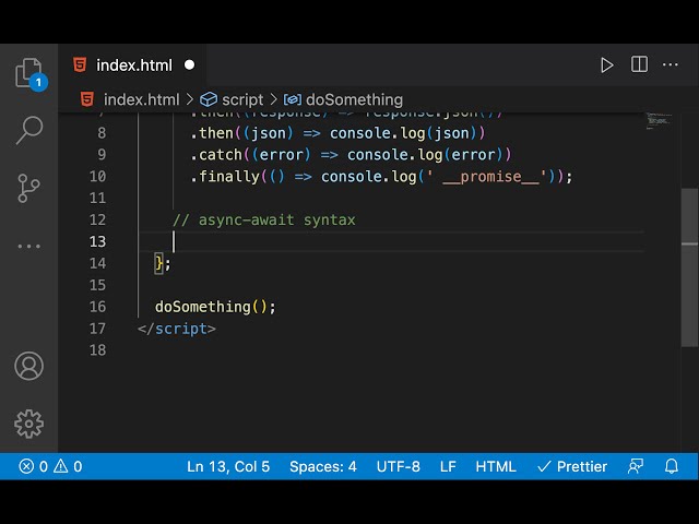 Convert Promise to Async-Await in JavaScript