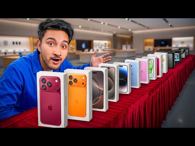 I Collected All IPhones From 1 to 18
