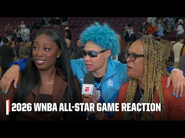 WNBA All-Star Game REACTION 🏀 Jonquel Jones leads Team Spoon over Team Coop 🏆 | WNBA Postgame