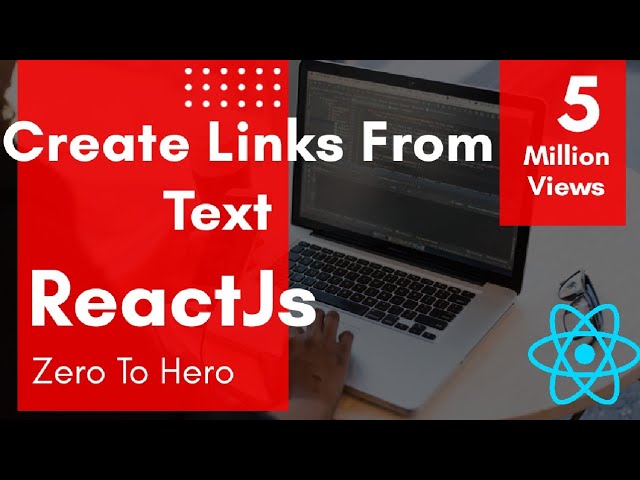 Create Links From Text | Premium React JS Course.