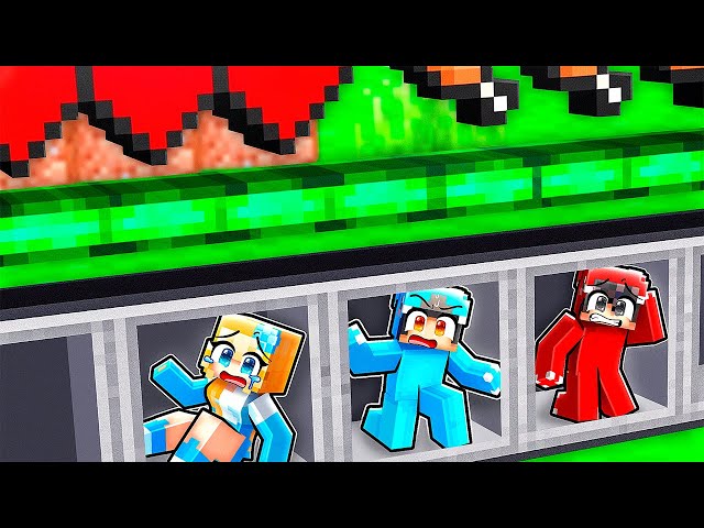 Omz Hides inside Inventory in Minecraft!