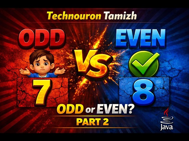 Java Program to Check Odd or Even | 5 Different Methods Explained (Part 2)