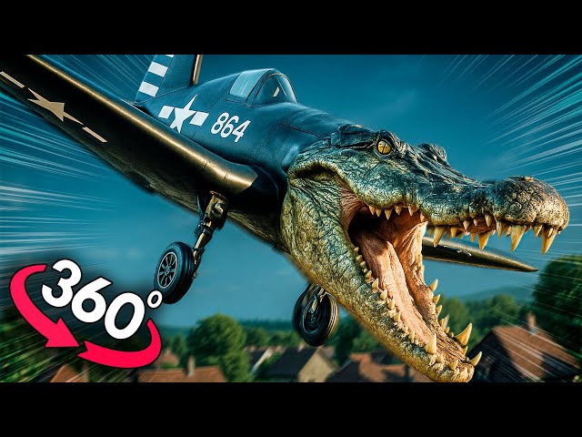360° Bombardino Crocodillo FOUND YOU! Can You Escape?  / 4k VR video