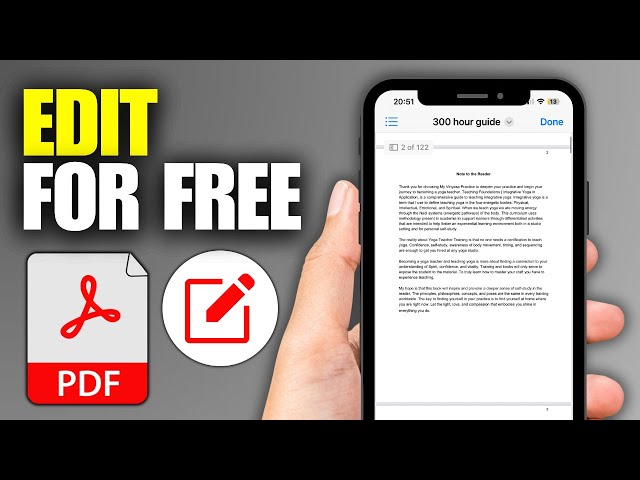 How To Edit PDF Document on iPhone (FREE)