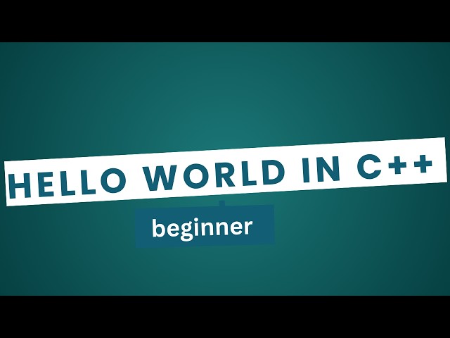 Beginner  | c++ | part #1