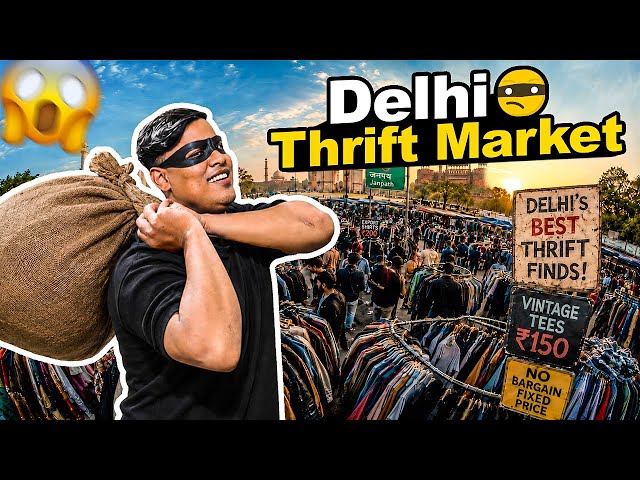 😳Delhi Thrift market😱| very low price 😢| Ladakh Bike Ride🔥| Aj Squad | TTF