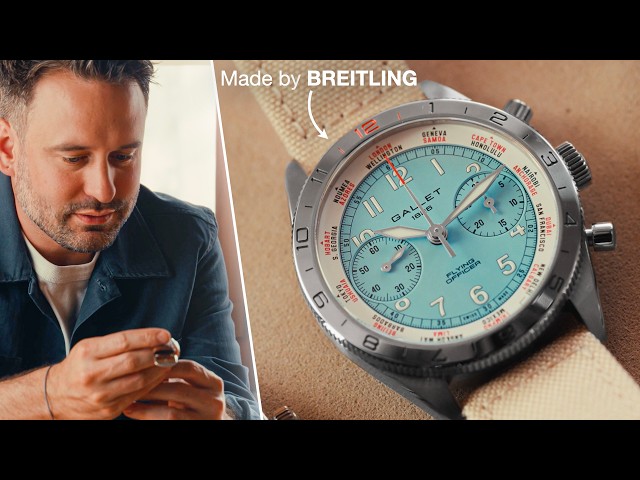 Exploring NEW Gallet, manufactured by Breitling